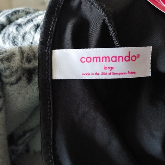 Commando black luxe satin mini Cami slip sz.L NWT - Picture 4 of 8